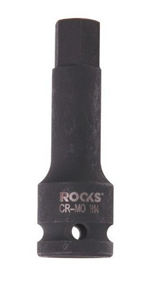 1/2-os impact wrench head, 75 mm, hex 14