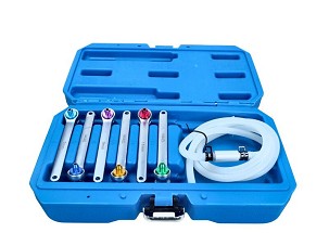 Brake légtelenító kulcs set 7-8-9-10-11-12 mm, 7 pcs szelepevel