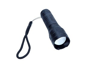 Alu-power-grip 700 lum flashlight, zoom, 4xaaa