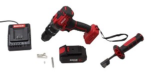 20v aq-one drill-csavarpuller 75nm, set 2 ah batterybal, bmc