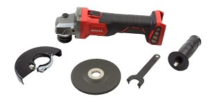 20v-os aq-one szögköszörü 125 mm, 8500 rpm, szerszám nincs