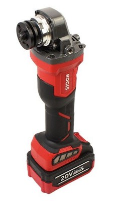 20 v-os aq-one 125 mm-es szögköszörü, 8500 rpm, 4 ah battery set, bmc