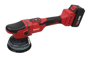 20v-os aq-one kettős működandű polírozó gép 125mm x 15mm, 2100-4800 rpm, 4 ah batterysal setes