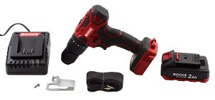 20v aq-one eco drillcsavarozó, 45 nm, 2 ah batteryral