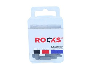 Csavarpuller, 1/4x 25 mm x hex 2.5, ütő cvmo-s, 10 pcs set