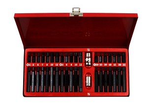 Torx, hex, spline bits set 40 pcs