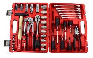 Tool set 1/2, universal 56 pcs