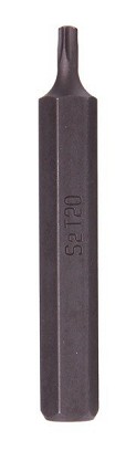Hosszú bit 10 mm (3/8 ) torx t20 x 75 mm, s2