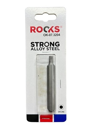 Hosszú bit 10 mm (3/8 ) spline m6 x 75 mm, s2