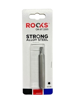 Hosszú bit 10 mm (3/8 ) spline m8 x 75 mm, s2
