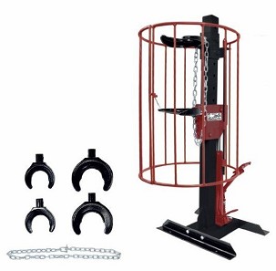 Hidraulikus rugós puller, helyzetes kosáral, 1000 kg