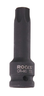 Impact wrench head 1/2, 75 mm, torx t 70
